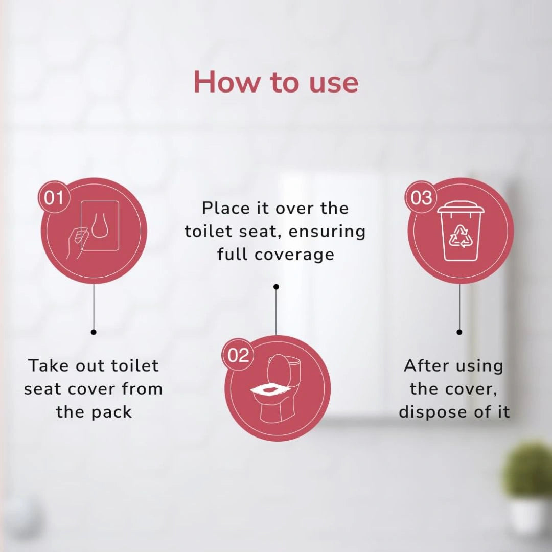 Individual sealed toilet seat cover